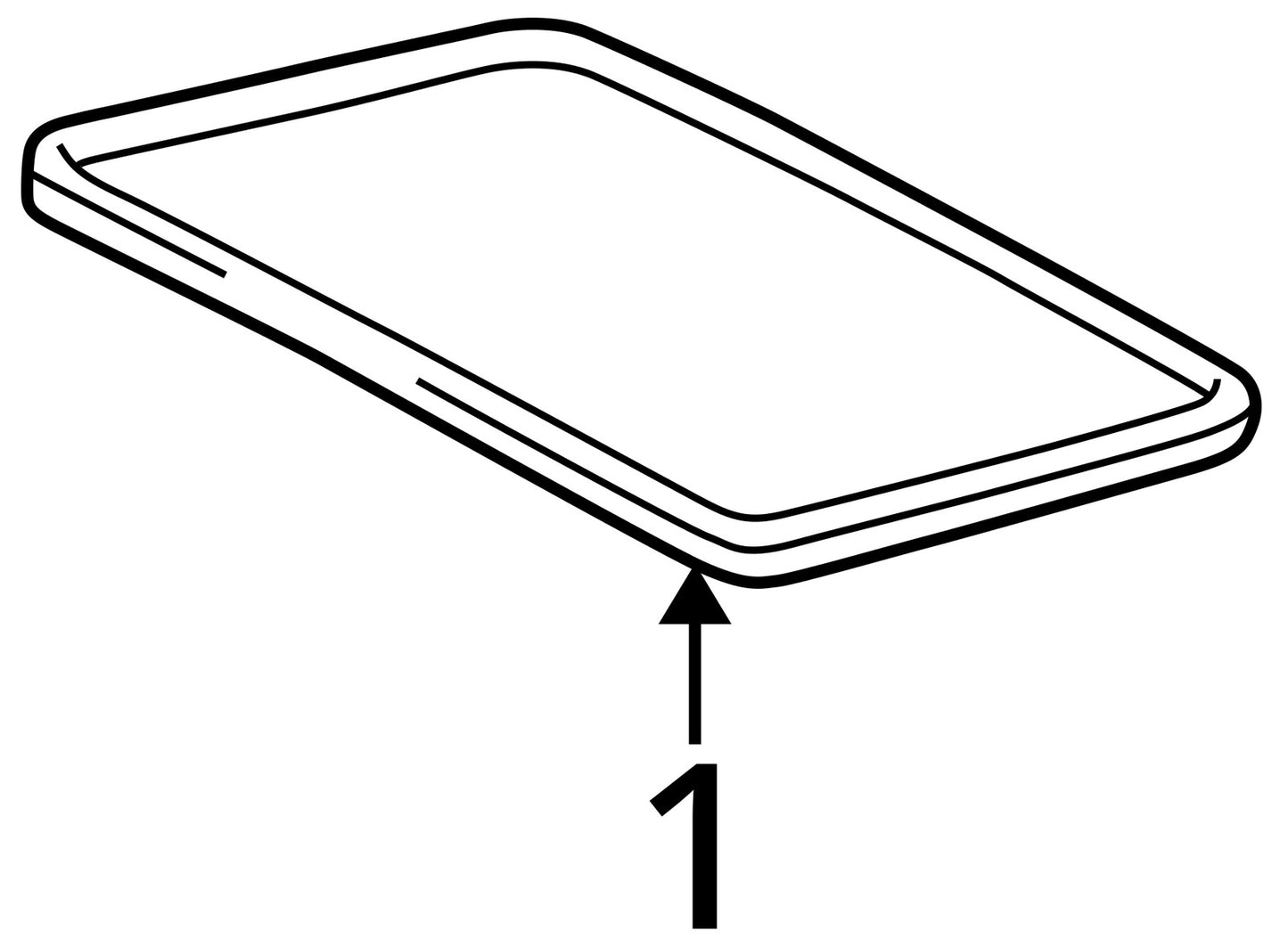 1999-2003 Lexus RX300 Sunroof Glass Tinted Factory OEM 6320148020