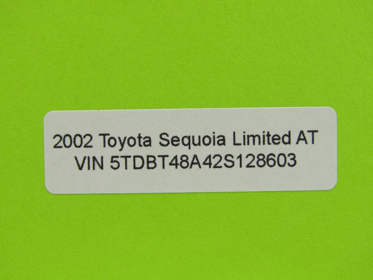 2001-2007 Toyota Sequoia Front Right Power Window Motor OEM 85710-34030