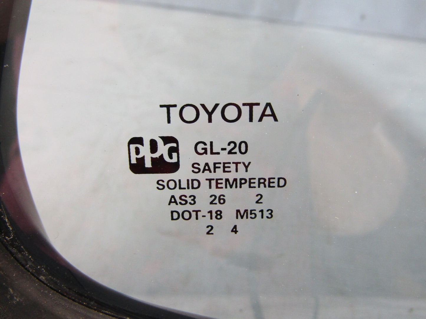 2001-2004 Toyota Sequoia Rear Right Vent Glass Quarter Window OEM