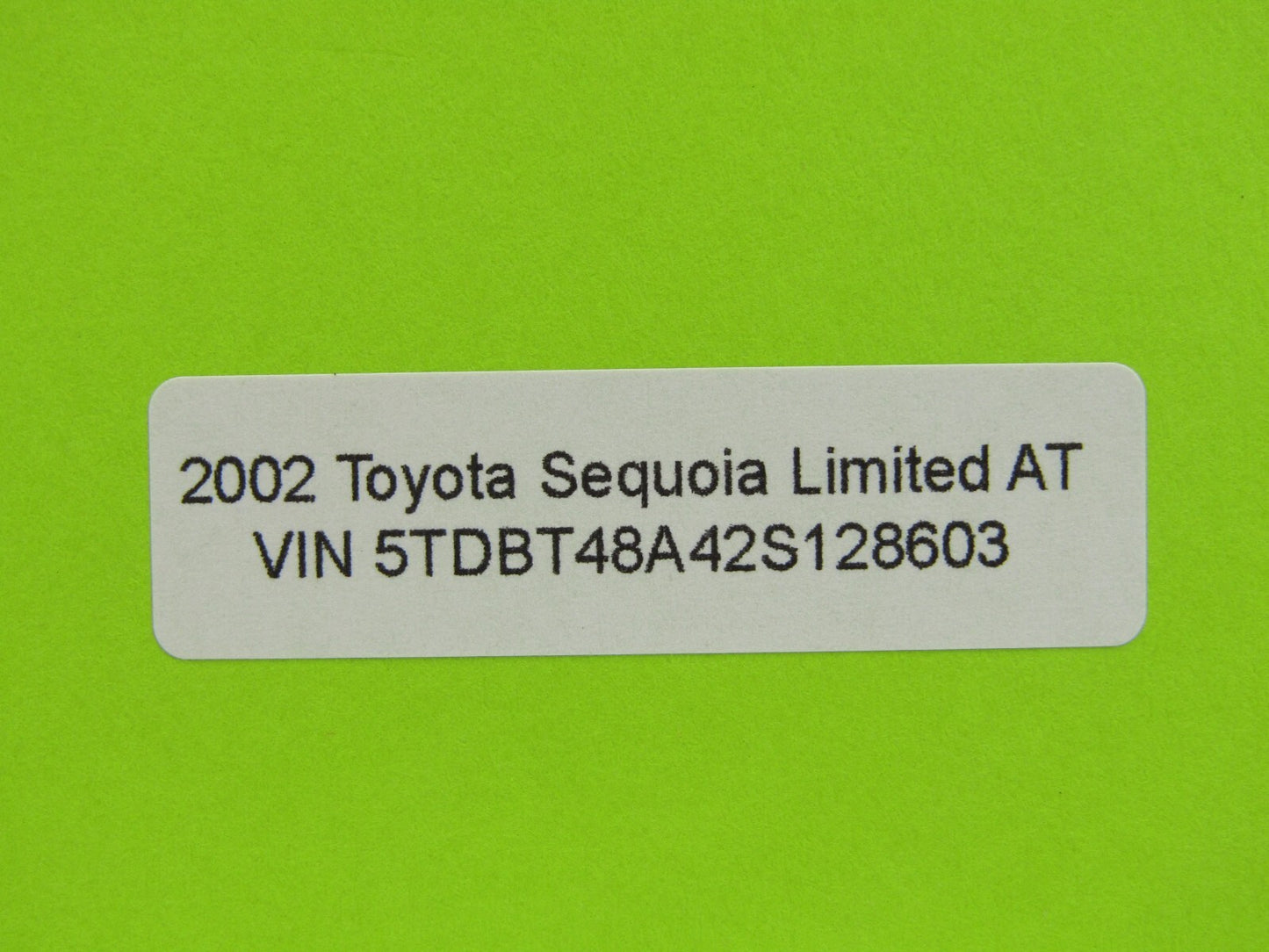 2001-2004 Toyota Sequoia Front Right Side Door Sill Scuff Plate Brown Trim OEM