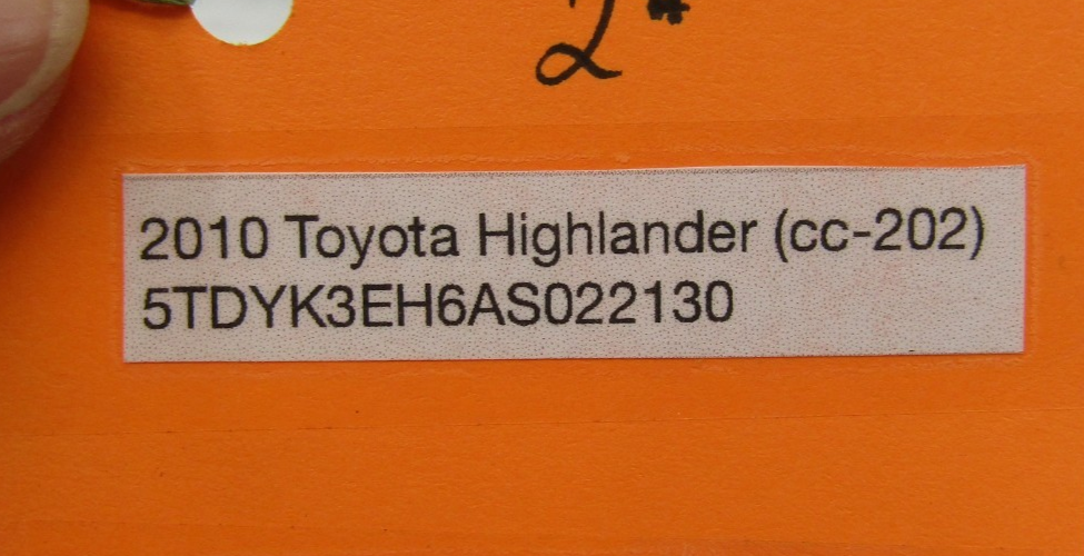 2009-2010 Toyota Highlander Rear Emblem Smart Lock 82184-48400 OEM