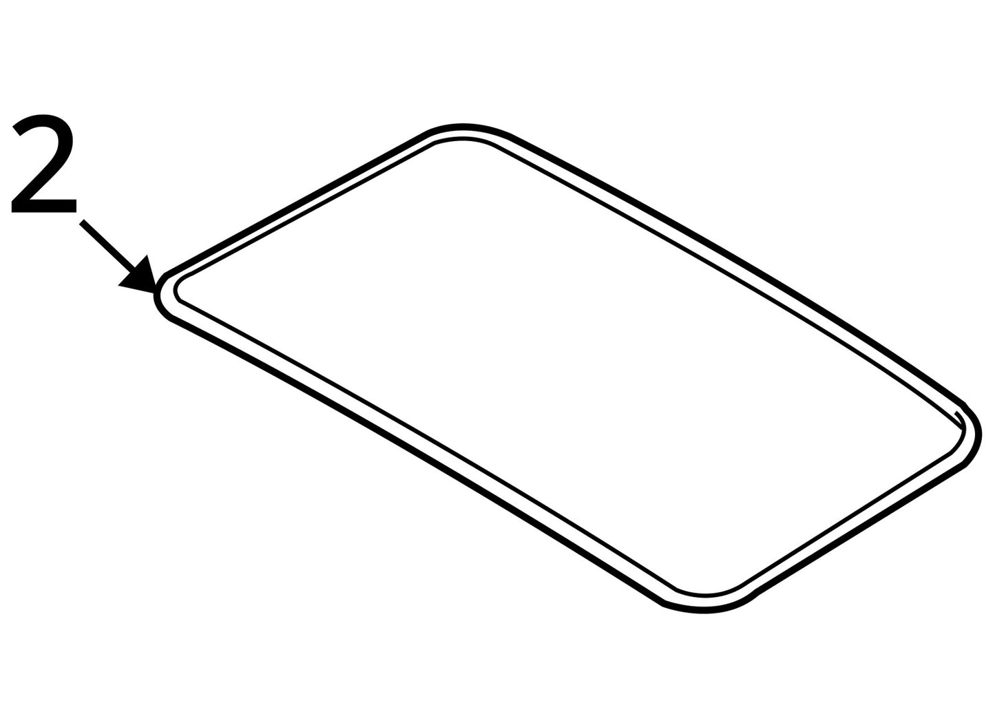 2005-2010 Kia Sportage Sunroof Glass Roof Window 816101F000 OEM