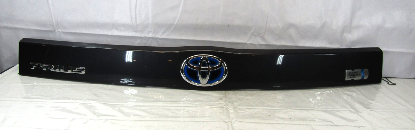 2010-2015 Toyota Prius Rear Garnish Trim Logo Emblem Badge Gray OEM