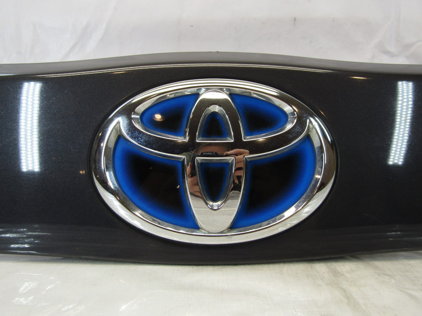 2010-2015 Toyota Prius Rear Garnish Trim Logo Emblem Badge Gray OEM