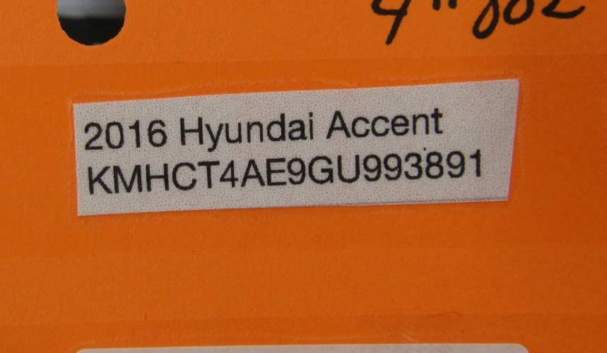 2015-2017 Hyundai Accent Hazard Light Temperature Climate Control with Bezel OEM
