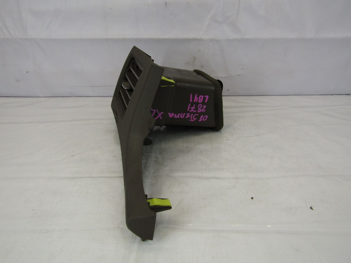 2004-2010 Toyota Sienna Side Dash AC Vent and Duct Brown 55650-AE020-E0 OEM