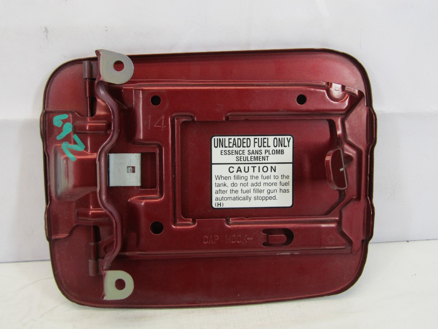 2008-2010 Subaru Impreza Sedan Fuel Gas Door Lid Red Pearl 57601FG0109P OEM
