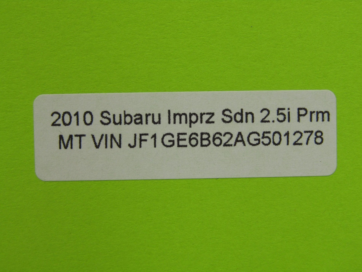 2008-2010 Subaru Impreza Instrument Panel Dimmer Switch Wheel Control OEM