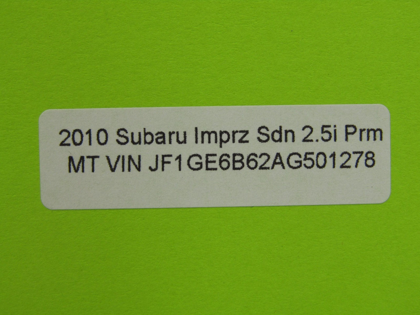 2008-2010 Subaru Impreza Front Side View Mirror Control Switch OEM