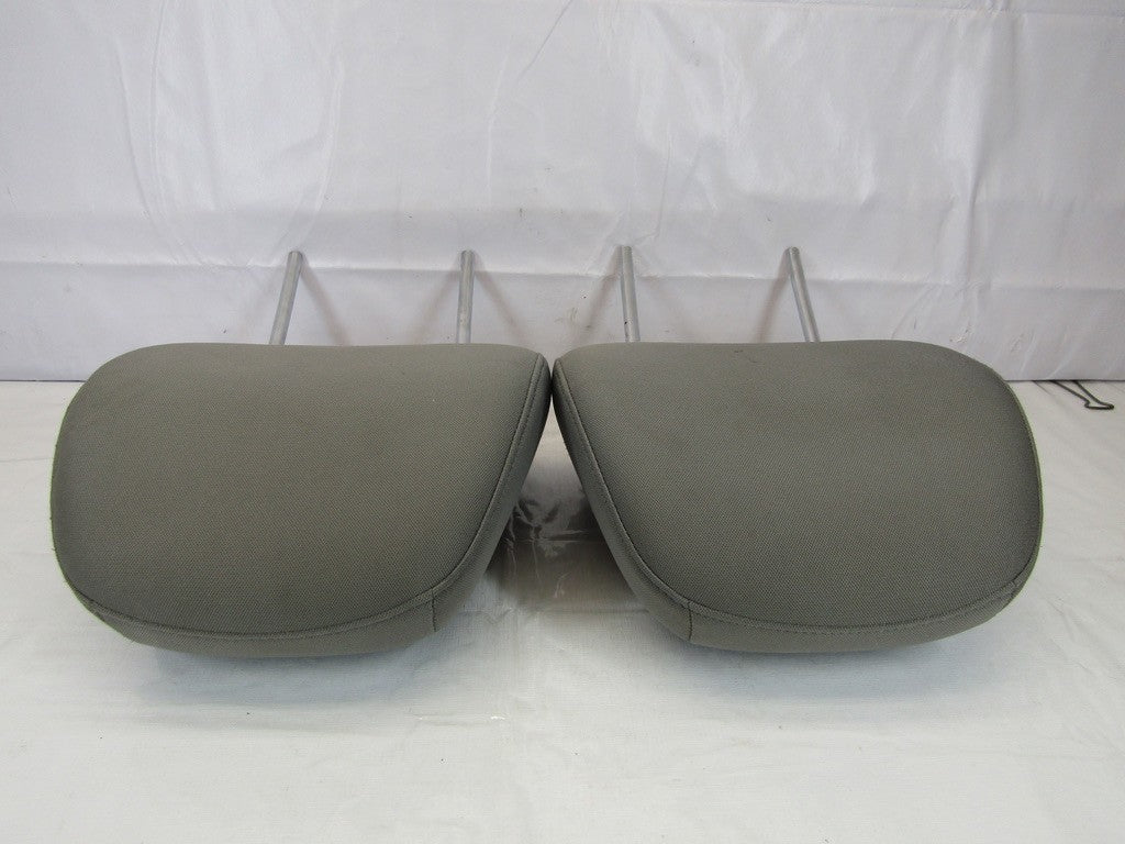 2007-2008 Subaru Forester Front Headrest Head Rest Set Gray Cloth RH LH OEM