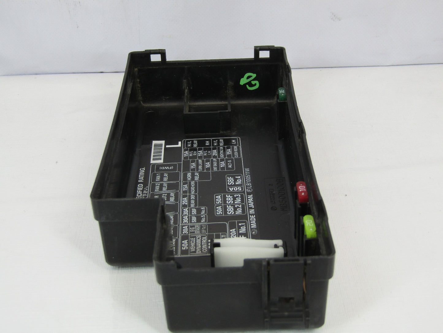2006-2008 Subaru Forester Engine Bay Main Fuse Box Lid "l" Cover OEM