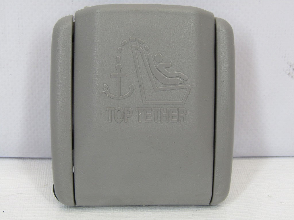 2003-2008 Subaru Forester Child Restraint Tether Anchor Plate Cap Gray OEM