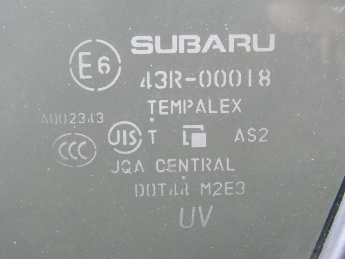 2014-16 Subaru Forester Left Front Door Vent Glass OEM 61012SG111