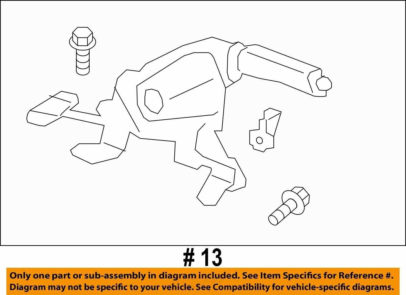 2014-2018 Subaru Forester Emergency Parking Assist Brake Lever Handle OEM