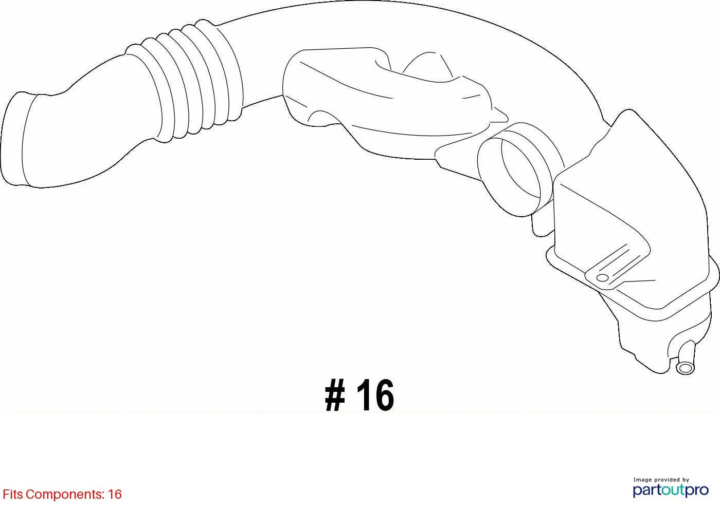 2014-2018 Subaru Forester Air Cleaner Intake Inlet Boot Duct Hose 14456AA440 OEM
