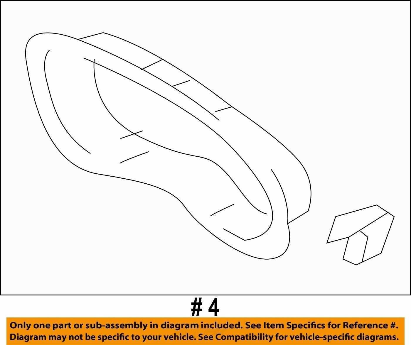 2014-2018 Subaru Forester Speedometer Trim Instrument Panel 66180FJ000 Bezel OEM
