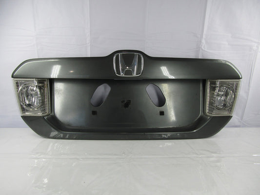 2006-2008 Honda Pilot License Plate Rear Trim Finish Panel Emblem Badge Gray OEM