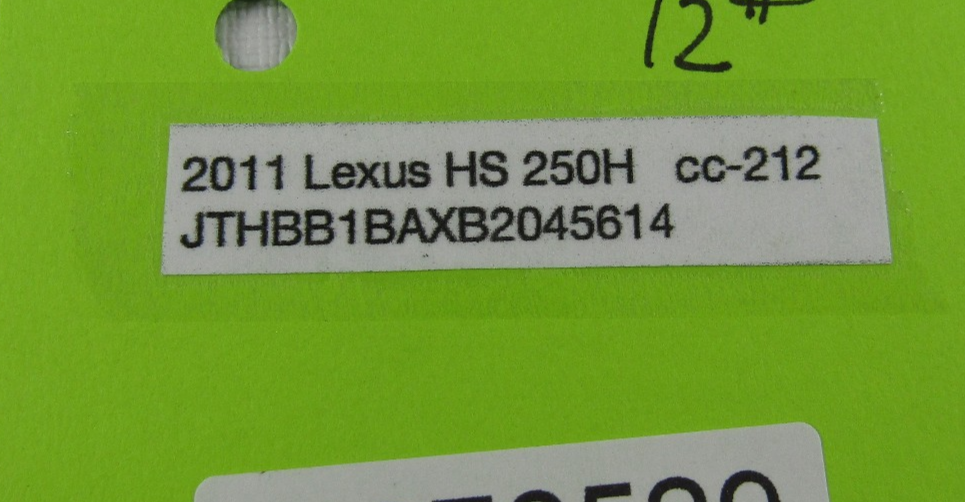2010-2012 Lexus HS250H Sunroof Glass Moon Sun Roof 63201-75030 OEM
