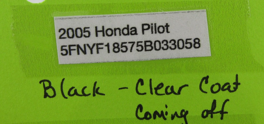 2003-2005 Honda Pilot License Plate Rear Finish Panel Emblem Badge Trim OEM