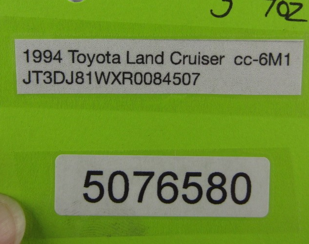 1991-1997 Toyota Land Cruiser Sliding Sun Roof Sunroof Motor 85730-60011 OEM
