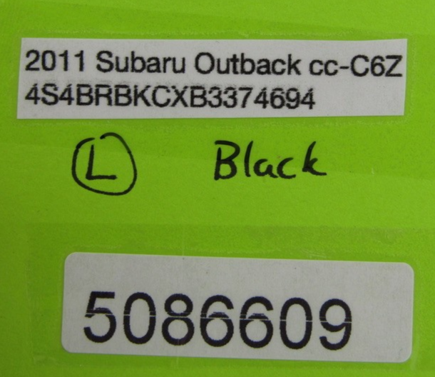2010-2014 Subaru Outback Left Seat Control Switch Black AA911880 OEM