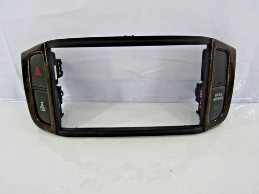 2003-2005 Honda Pilot Radio Bezel Hazard Vtm Switch Wood Grain Trim OEM