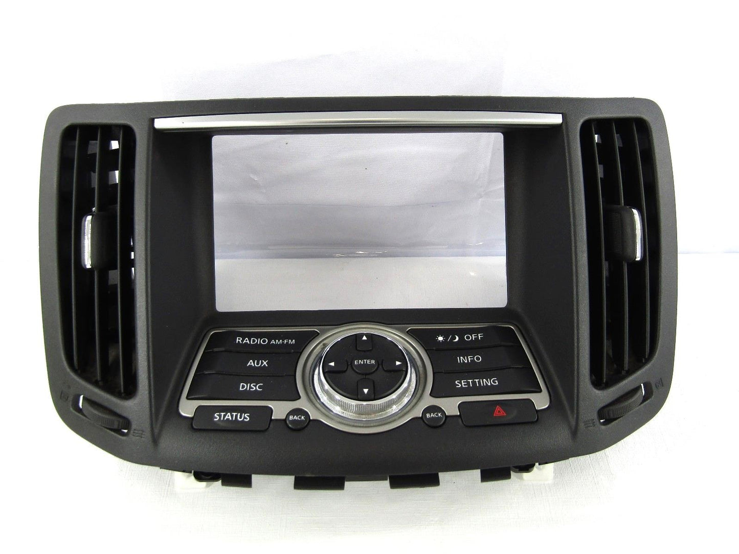 2009-2013 Infiniti G37 AV and Navigation Switch Control Assembly with Vents OEM
