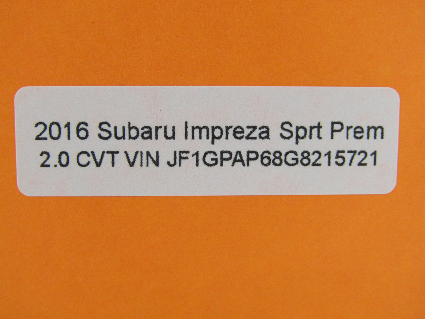 2013-2016 Subaru Impreza Automatic CVT Gear Shifter Cable Bezel Assembly Trim