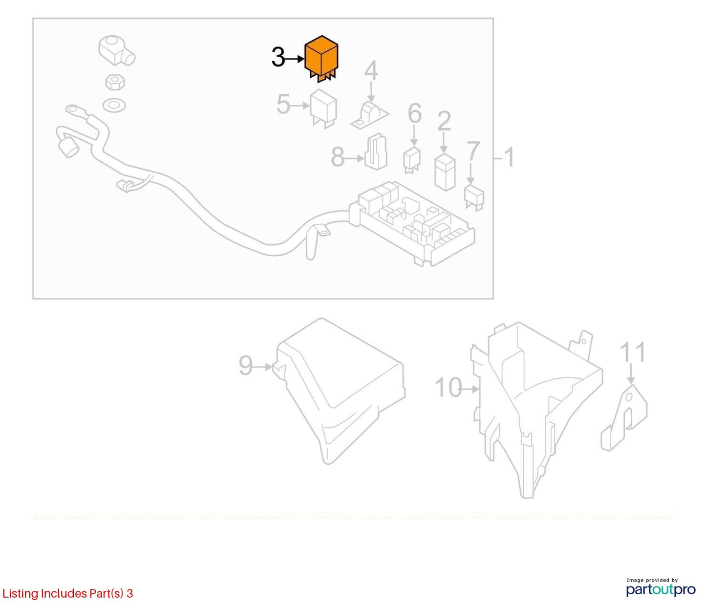 2012-2016 Subaru Impreza Multi-Use 4-PIN Relay 156700-2960 82501AG08A OEM