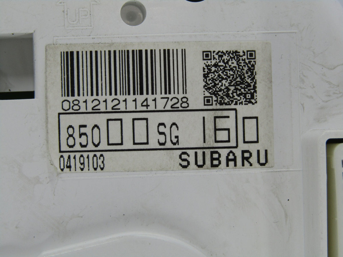 2014 Subaru Forester Touring Speedometer Instrument Cluster 84K OEM 85000SG160