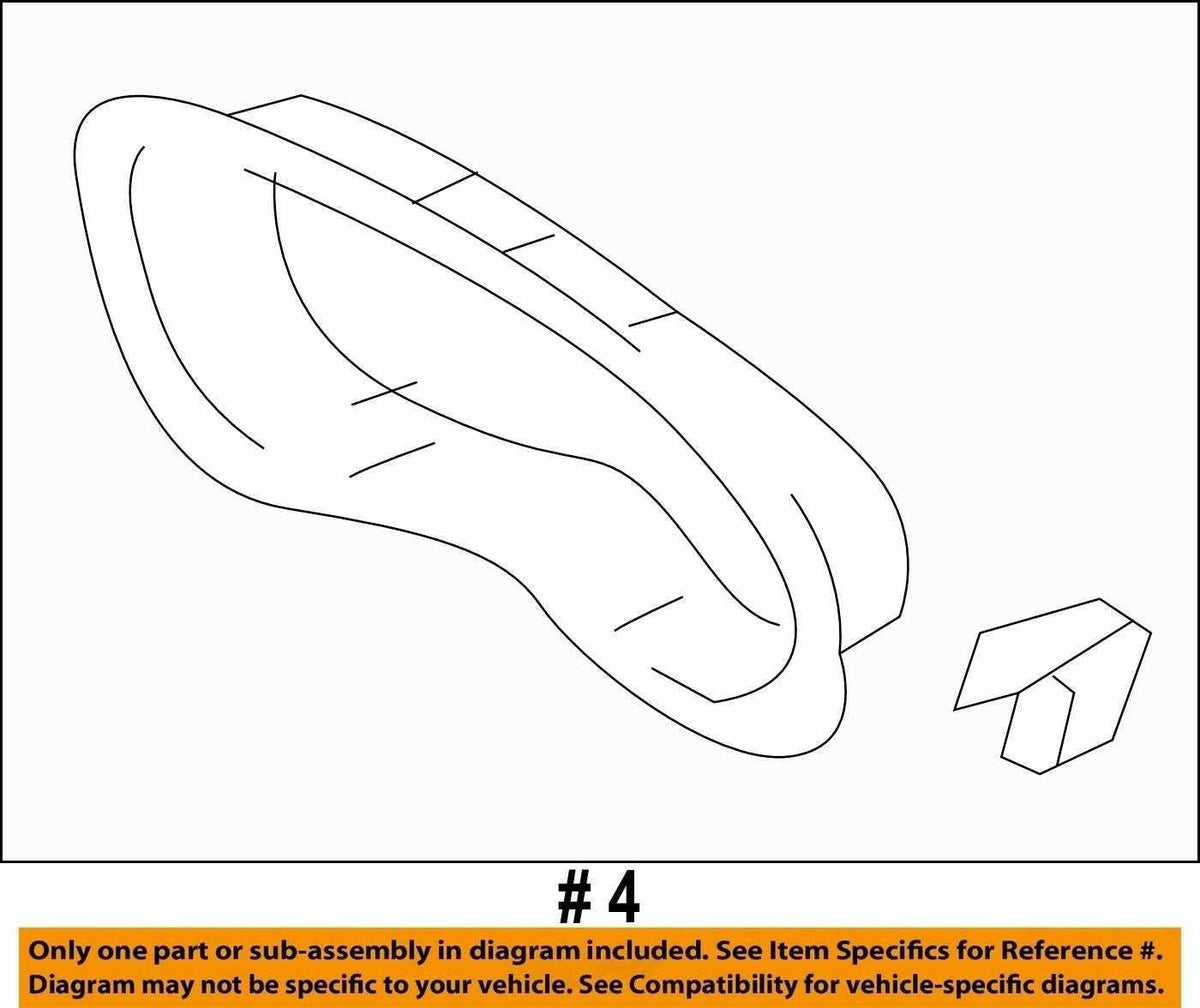 2014-2018 Subaru Forester Speedometer Trim Instrument Panel Bezel OEM 66180FJ000