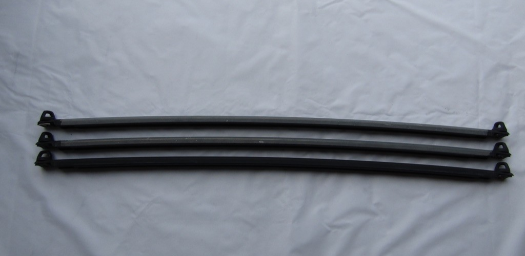 1996-2002 Toyota 4Runner 3X Roof Luggage Rack Cross Sliding Bars OEM