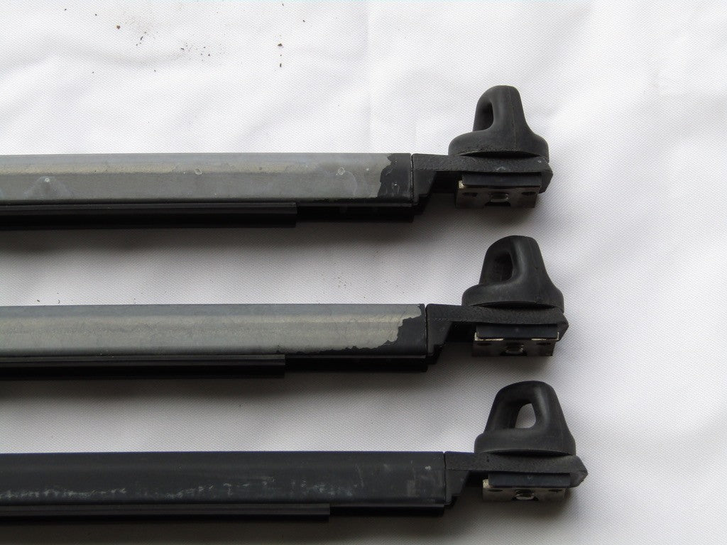 1996-2002 Toyota 4Runner 3X Roof Luggage Rack Cross Sliding Bars OEM