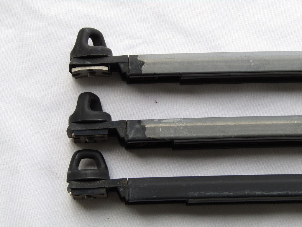 1996-2002 Toyota 4Runner 3X Roof Luggage Rack Cross Sliding Bars OEM