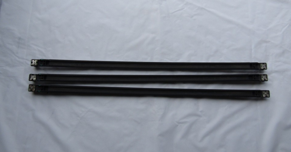 1996-2002 Toyota 4Runner 3X Roof Luggage Rack Cross Sliding Bars OEM