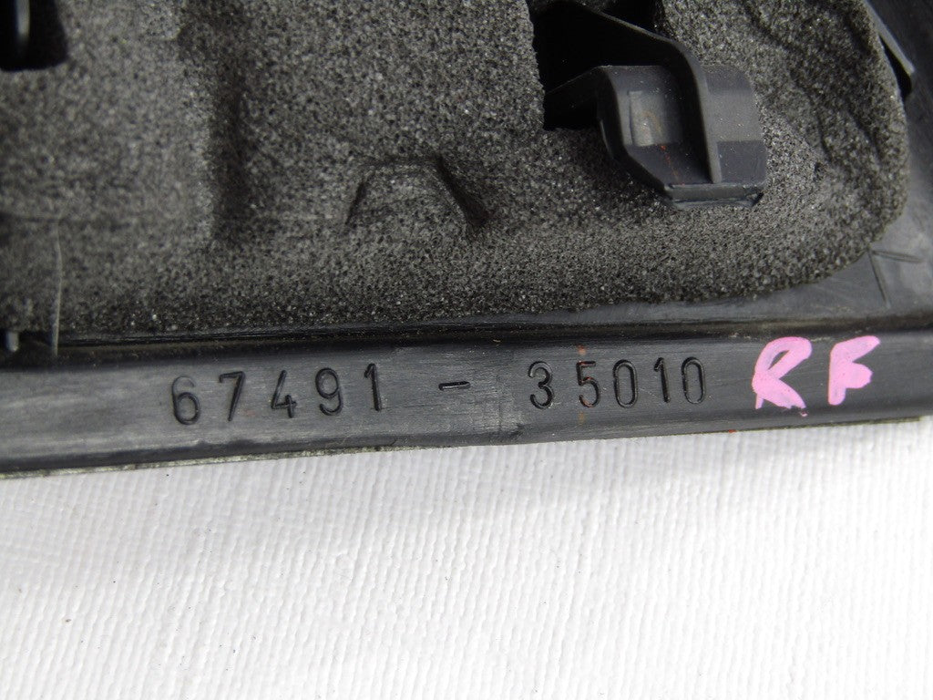 1996-2002 Toyota 4Runner Right Front Tweeter Speaker Corner Cover OEM