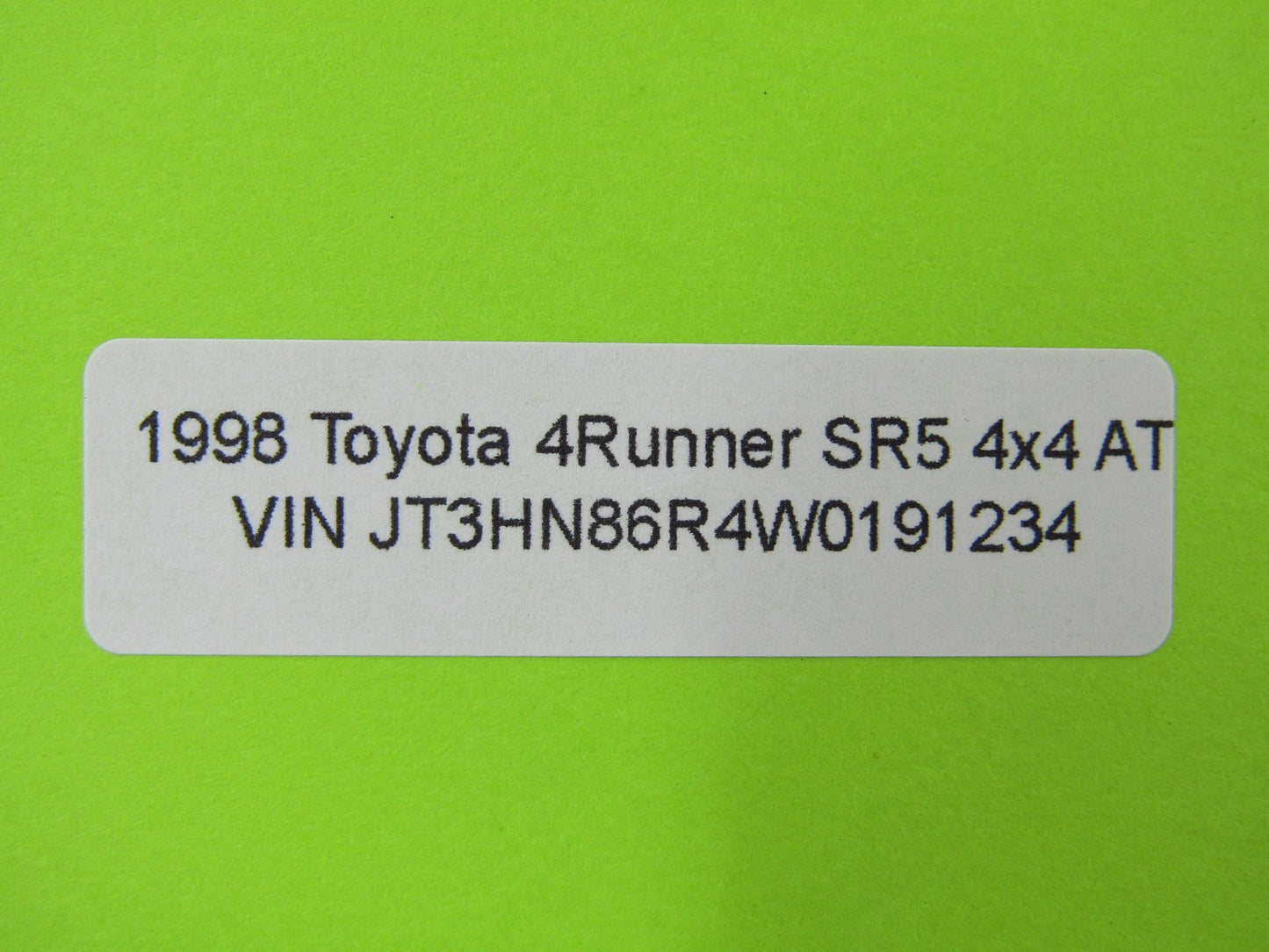 1996-1999 Toyota 4Runner Rear Defrost Switch 84790-35010 Assembly OEM