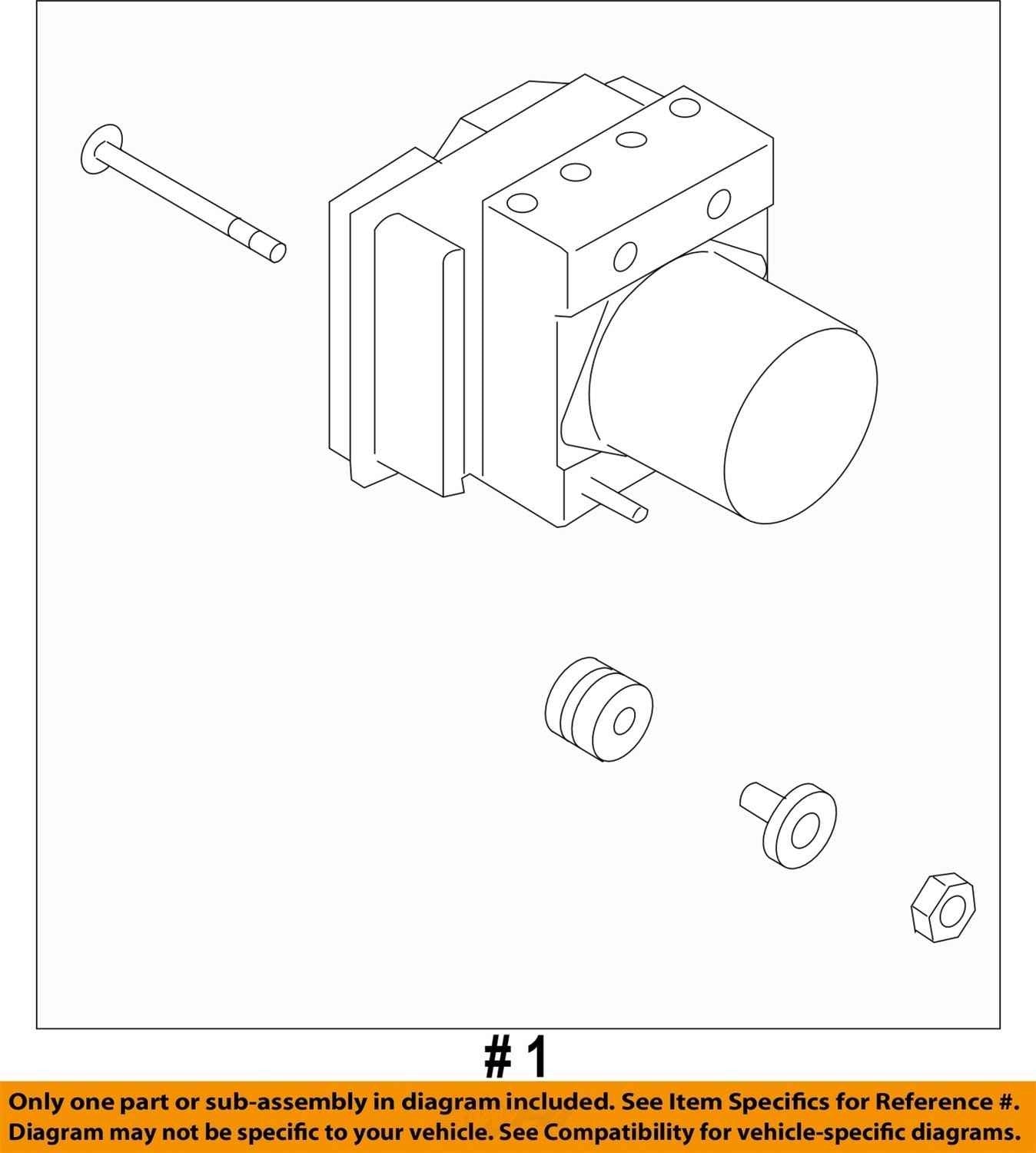 2014-2015 Subaru Forester with Cvt with Eyesight ABS Anti-Lock Brake Pump OEM