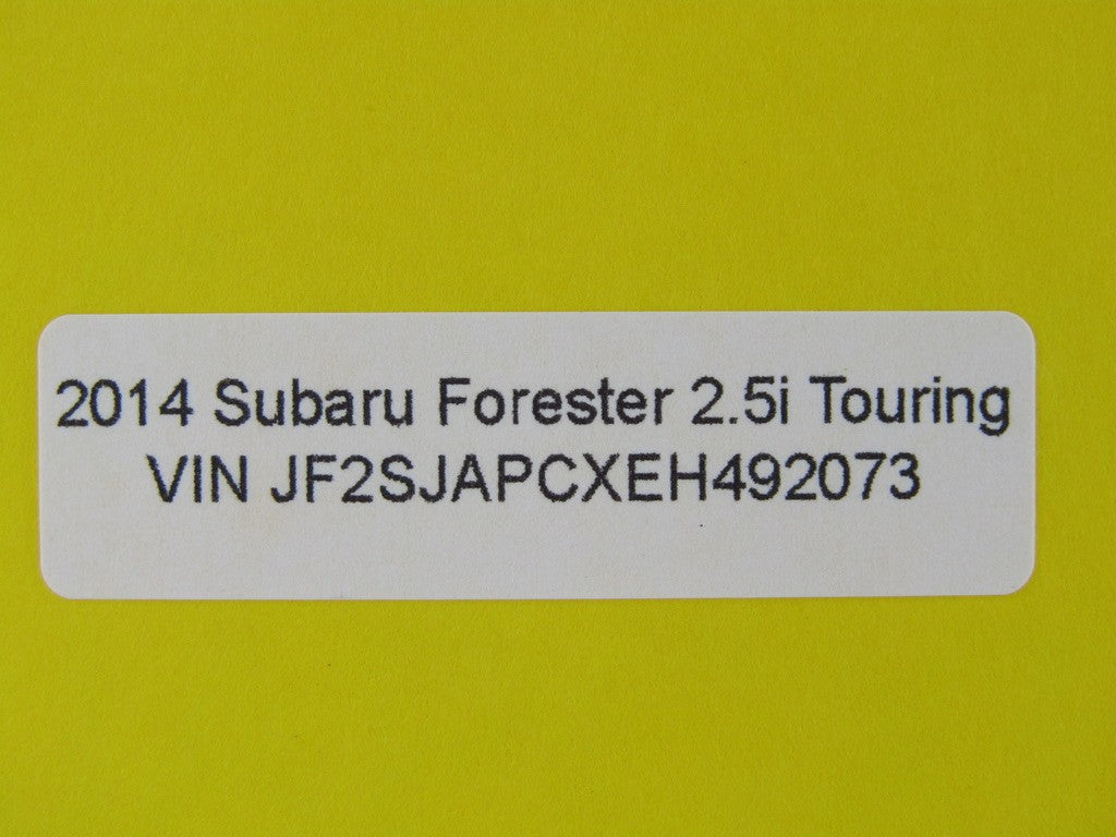 2014-2016 Subaru Forester Front Lefts Left Door Glass Window 61011SG011 OEM