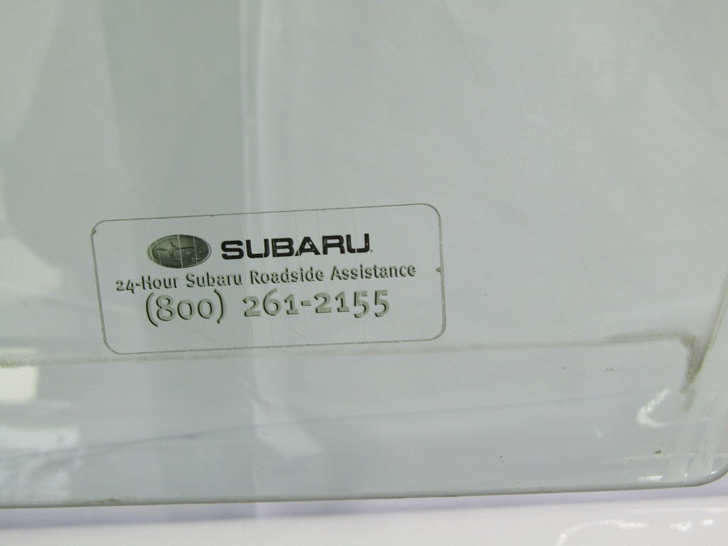 2014-2016 Subaru Forester Front Lefts Left Door Glass Window 61011SG011 OEM