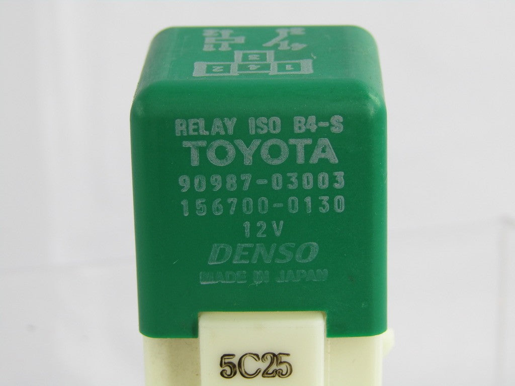 2001-2007 Toyota Sequoia Cooling Fan Relay Iso B4-S 12V 90987-03003 OEM