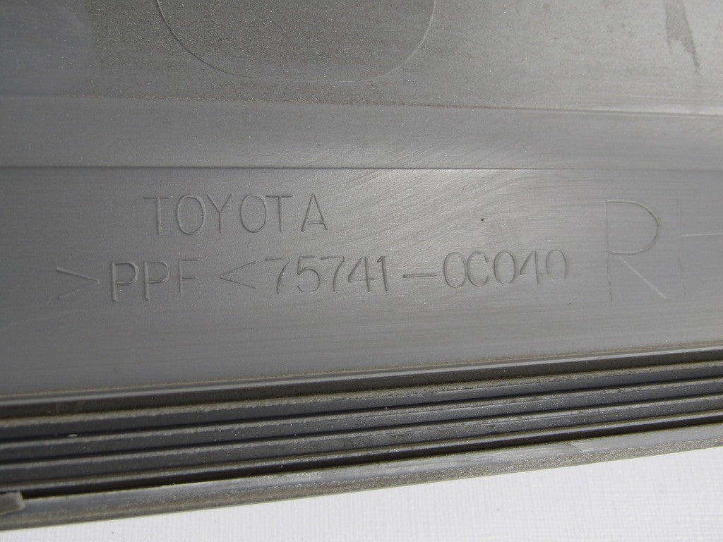 2001-2004 Toyota Sequoia Right Rear Door Molding Silver 1D6 OEM