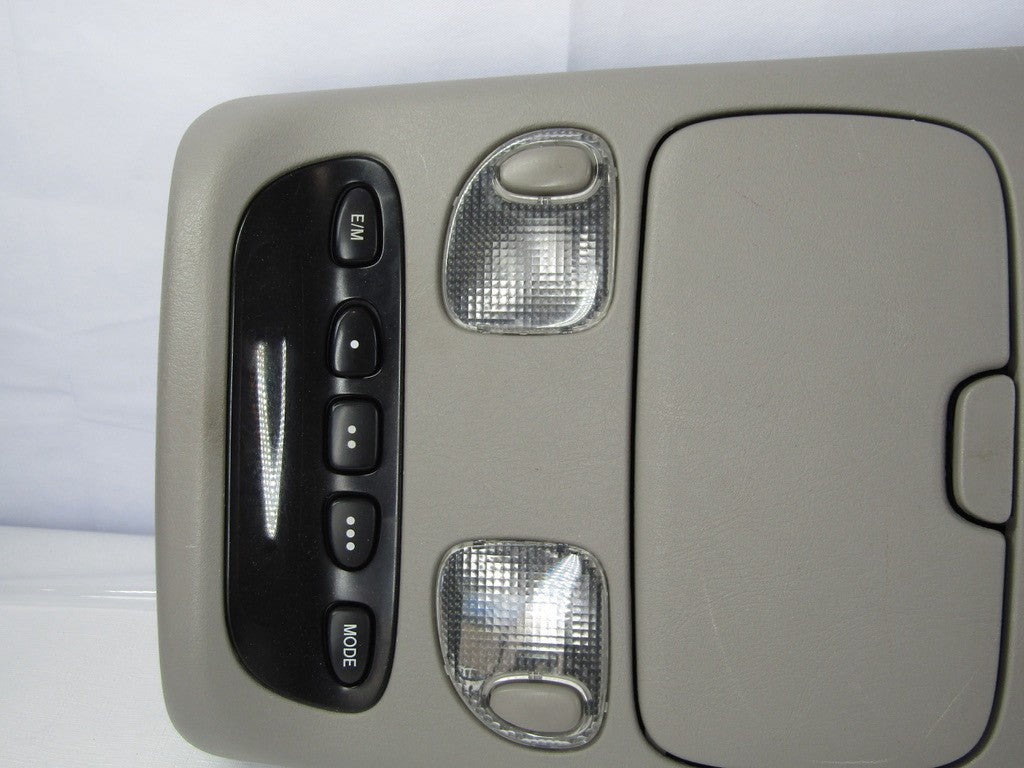 2001-2007 Toyota Sequoia Upper Center Console Gray OEM