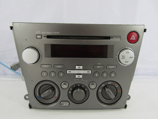 2007 Subaru Legacy Outback MP3 Stereo Radio Climate Control Bezel 86201AG69A
