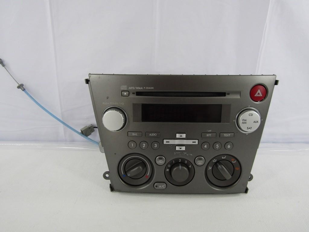 2007 Subaru Legacy Outback MP3 Stereo Radio Climate Control Bezel 86201AG69A