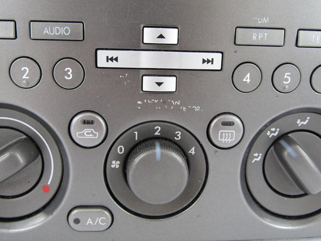 2007 Subaru Legacy Outback MP3 Stereo Radio Climate Control Bezel 86201AG69A
