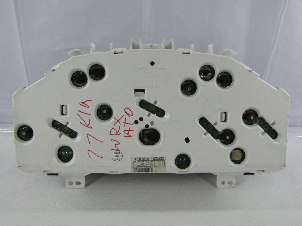 2002-2003 Subaru WRX Auto 77K Instrument Cluster Speedometer 85012FE200