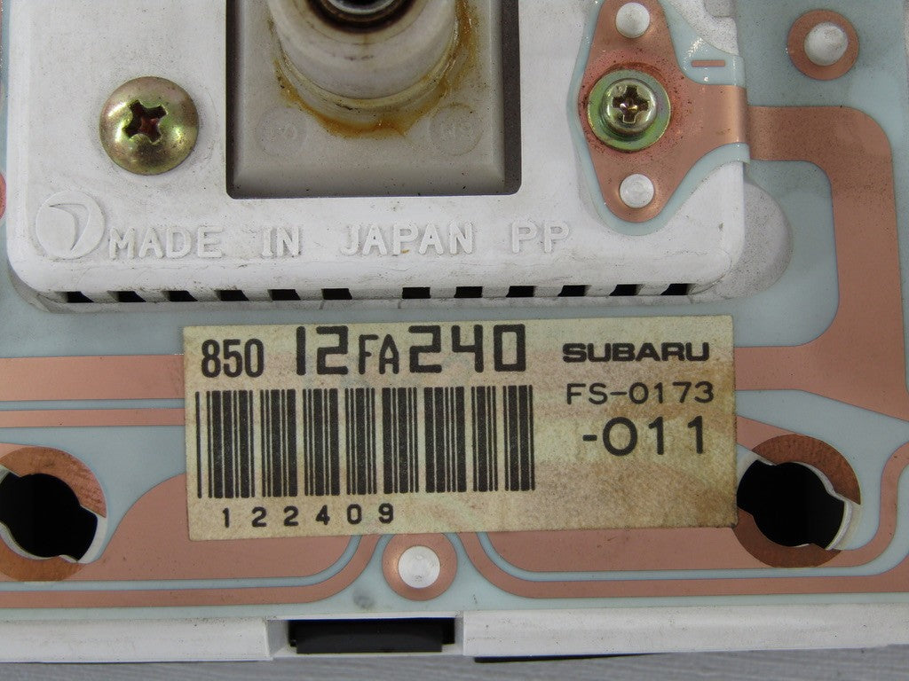 1993 Subaru Impreza Speedometer Instrument Cluster 49,455 Miles 85012FA240 OEM