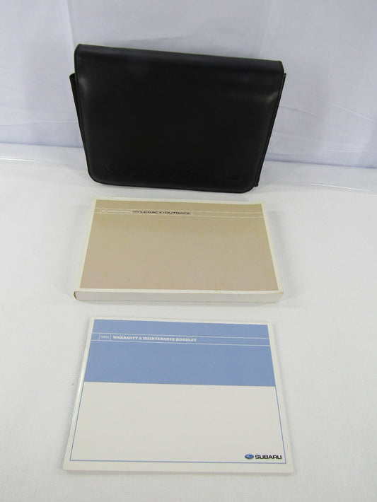 2007 Subaru Legacy Outback Owners Manual with Case OEM