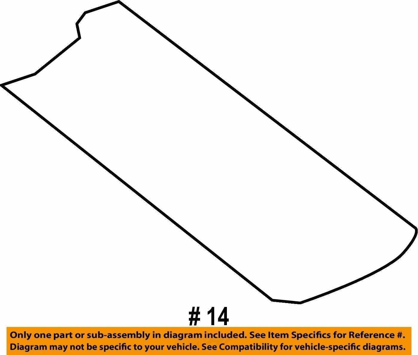 2005-2007 Subaru Outback Right Rear Door Panel Interior Trim Cover OEM